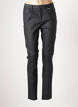 Pantalon slim stretch taille normale noir GARCIA femme