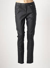 Pantalon slim stretch taille normale noir GARCIA femme