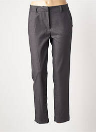 Pantalon droit stretch taille normale marron LA FEE MARABOUTEE femme