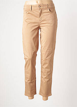 Pantalon slim taille basse taille basse beige LUI JO femme