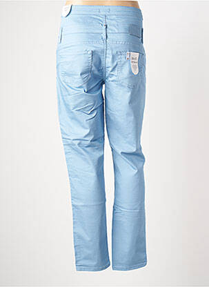 Pantalon droit stretch taille normale bleu LUI JO femme