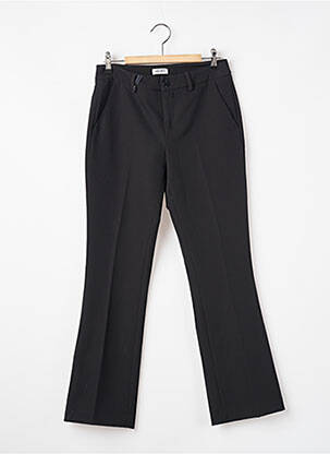 Pantalon 7/8 fermeture zippée sous rabat boutonné taille normale noir LIU JO femme