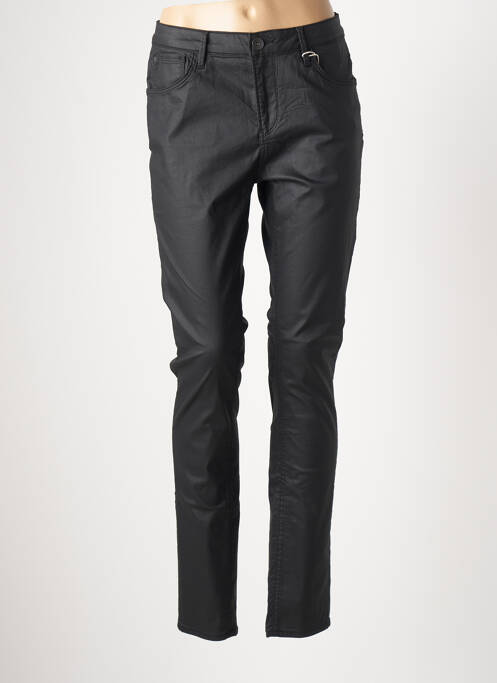 Pantalon slim stretch taille normale noir GARCIA femme
