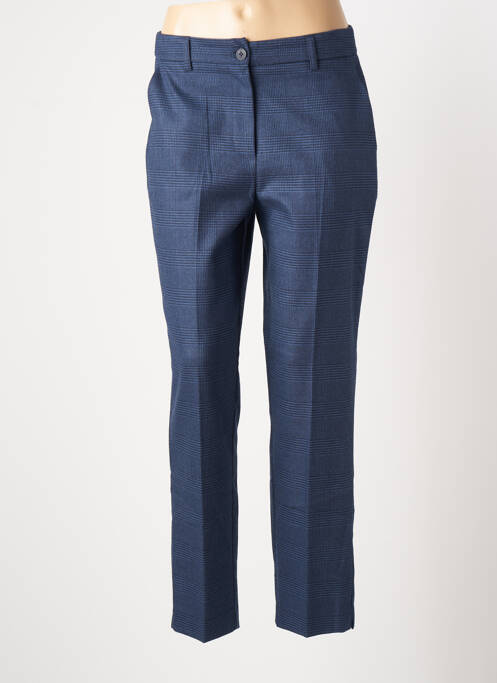 Pantalon chino bleu LA FEE MARABOUTEE pour femme