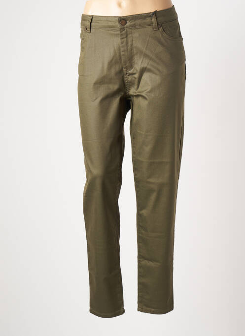 Pantalon droit vert EVA KAYAN pour femme
