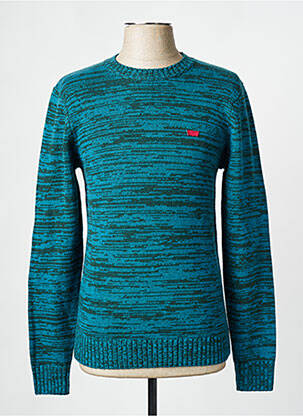 Pull col rond manches longues bleu LEVI'S homme