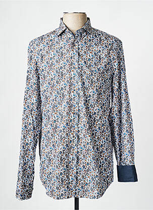 Chemise manches longues imprimé fantaisie bleu FELLOWS UNITED homme