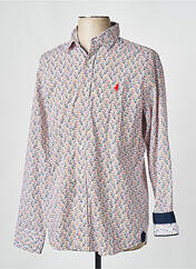 Chemise manches longues beige MCS pour homme seconde vue