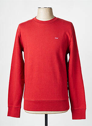 Levi's Pull En Coton à Col Rond | Rouge | FR