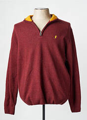 Pull rouge MCS pour homme seconde vue