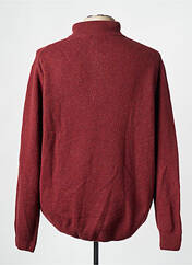 Pull rouge MCS pour homme seconde vue