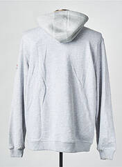 Sweat-shirt à capuche gris TIMEZONE pour homme seconde vue