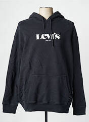 Sweat-shirt à capuche noir LEVIS pour homme seconde vue