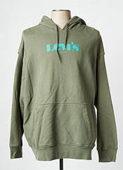 Sweat-shirt à capuche vert LEVIS pour homme seconde vue