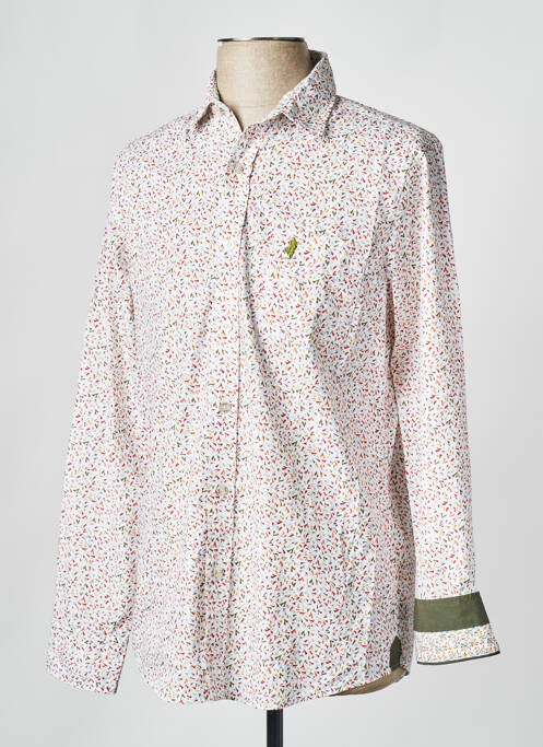 Chemise manches longues beige MCS pour homme