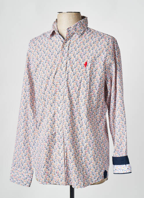 Chemise manches longues beige MCS pour homme