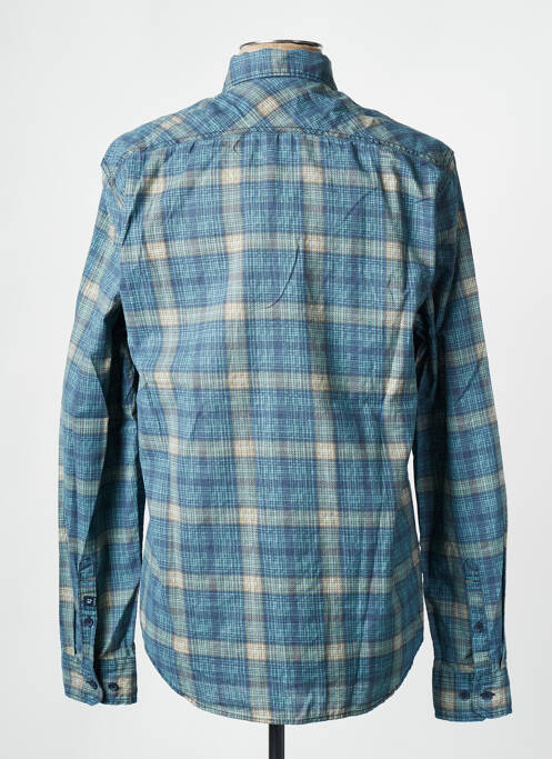 Chemise manches longues bleu GARCIA pour homme