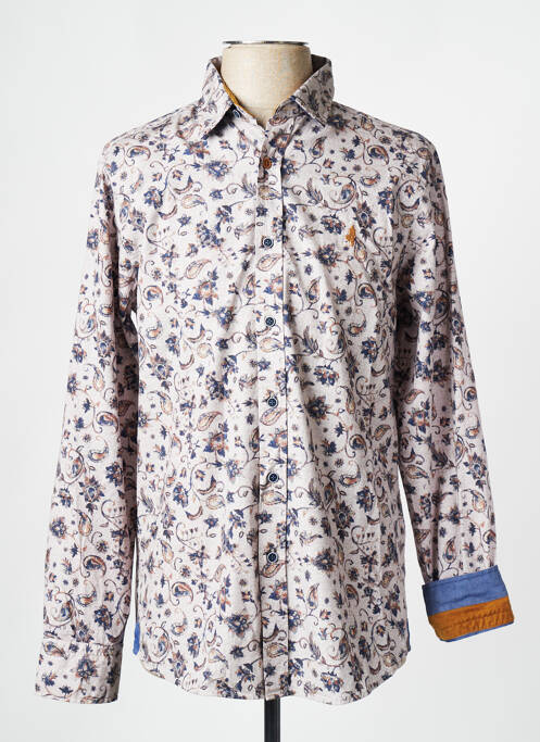 Chemise manches longues gris MCS pour homme