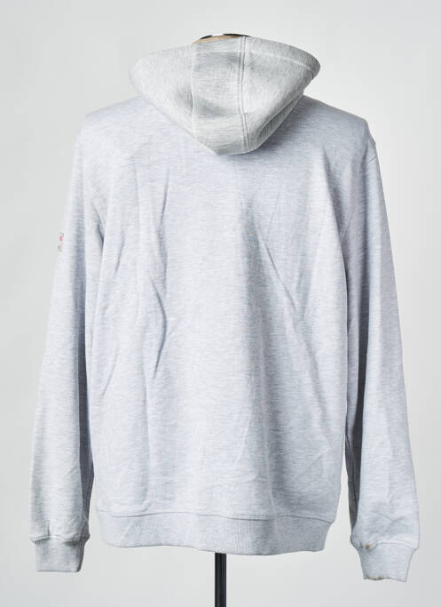 Sweat-shirt à capuche gris TIMEZONE pour homme