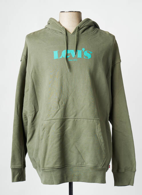 Sweat-shirt à capuche vert LEVIS pour homme