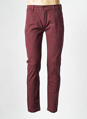 Pantalon chino stretch taille normale marron LEVIS homme