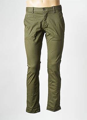 Pantalon chino stretch taille normale vert GARCIA homme