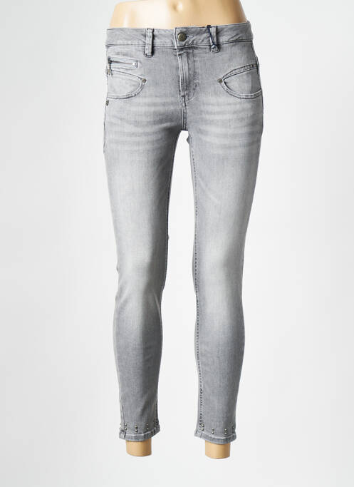 Jeans coupe slim gris FREEMAN T.PORTER pour femme