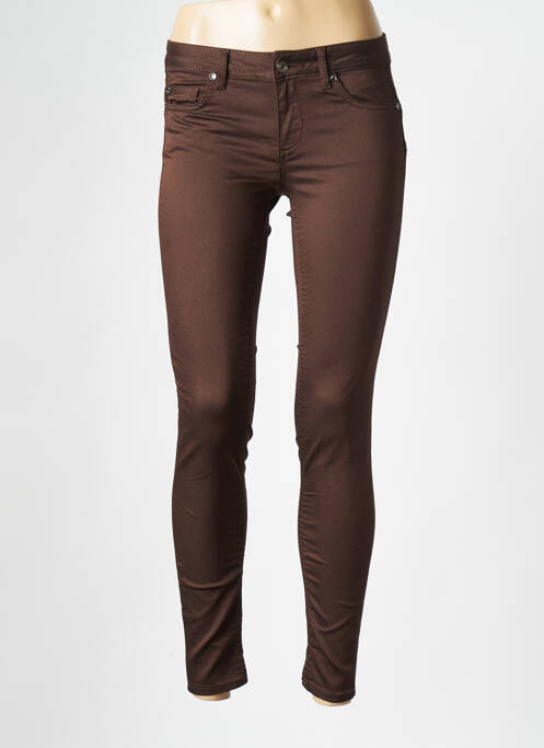 Jeans coupe slim marron LIU JO pour femme