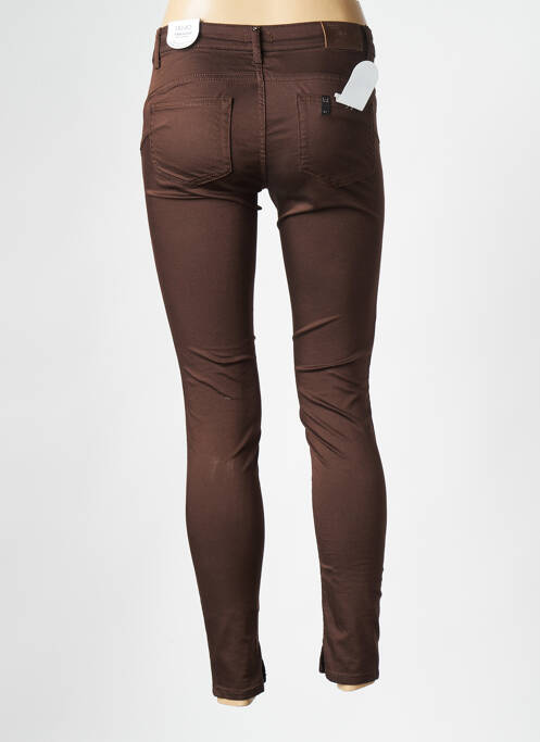 Jeans coupe slim marron LIU JO pour femme