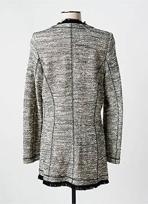 Veste chic col rond noir WEILL femme