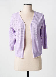 Gilet manches longues manches 3/4 violet RODIER femme