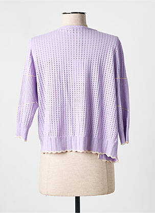 Gilet manches longues manches 3/4 violet RODIER femme