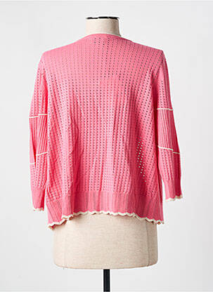 Gilet manches longues manches 3/4 rose RODIER femme