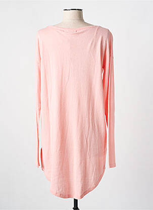 Robe pull stretch manches longues rose TOM TAILOR femme