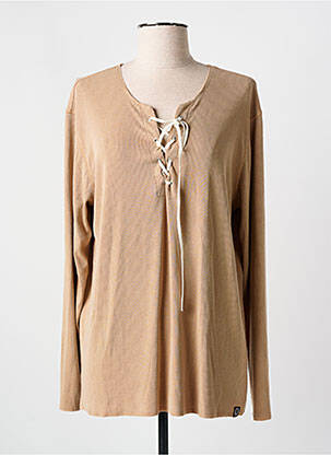 T-shirt manches longues manches longues beige SWEET PANTS femme
