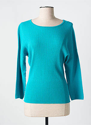 Pull stretch manches 3/4 bleu RODIER femme