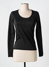Top/caraco effet matière satinée noir WOLFORD femme