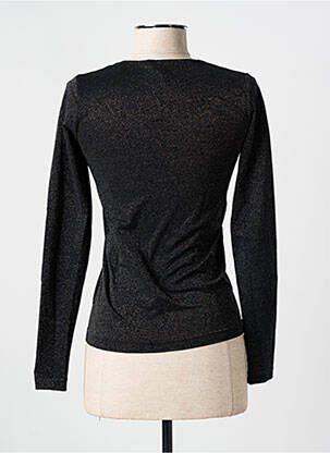 Top/caraco effet matière satinée noir WOLFORD femme