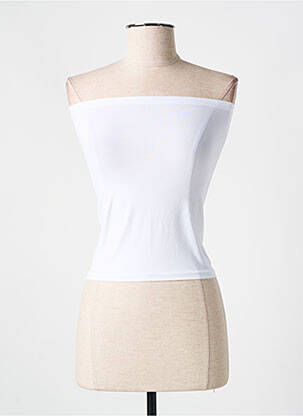 Top/caraco tissage jersey blanc WOLFORD femme