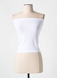 Top/caraco tissage jersey blanc WOLFORD femme
