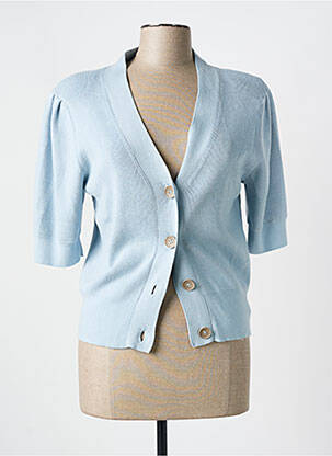 Gilet manches courtes stretch bleu RODIER femme
