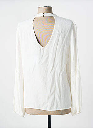 Blouse fermeture boutonnée au dos manches longues beige BURTON femme