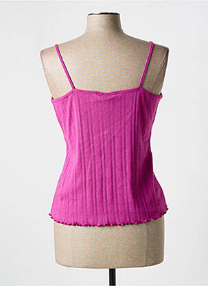Top/caraco tissage jersey rose FRANCOISE SAGET femme