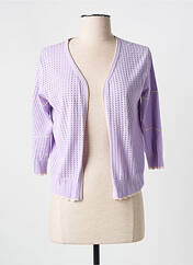 Gilet manches longues violet RODIER pour femme seconde vue