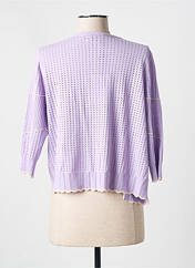 Gilet manches longues violet RODIER pour femme seconde vue