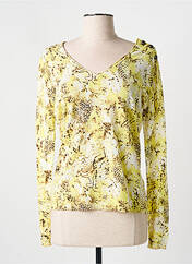 Pull jaune ONE STEP pour femme seconde vue