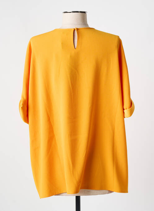 Blouse manches courtes manches courtes orange PAULE KA femme