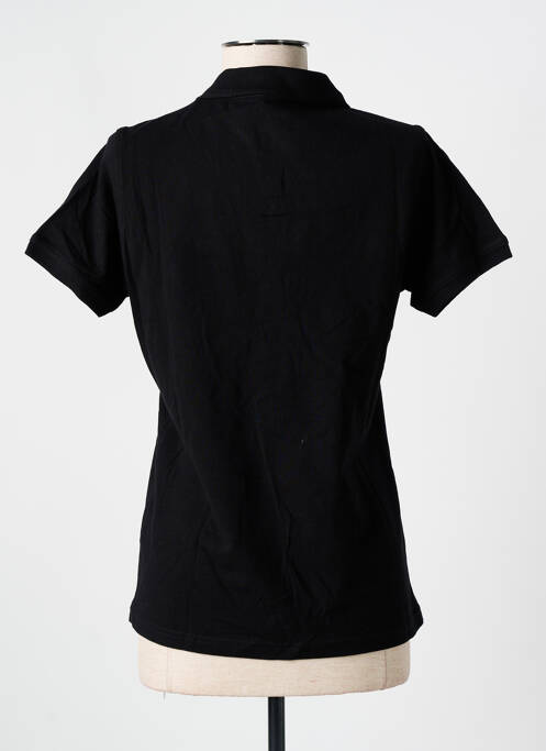Polo stretch manches courtes noir TORRENTE femme