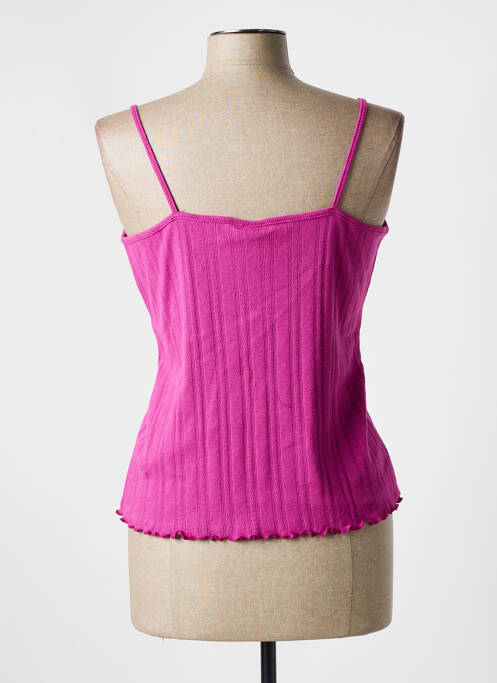 Top/caraco légère et transparente rose FRANCOISE SAGET femme