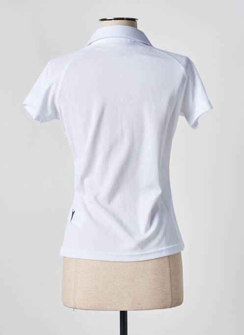 Polo blanc SLAZENGER femme